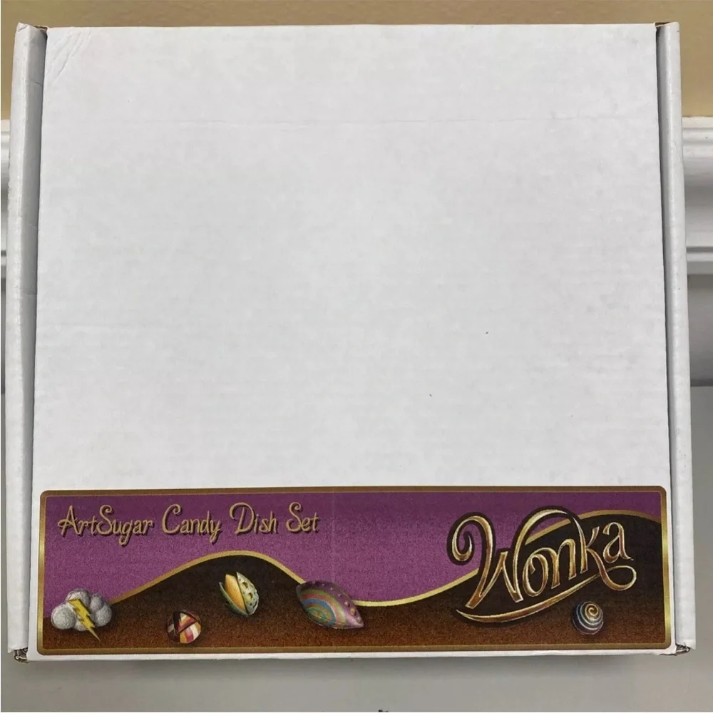 WONKA Art Sugar Candy Dish Set of 4-Limited Edition